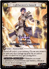 Lightweaver's Assault (Oceania Nationals Qualifier) (062), Promotional Cards — Grand Archive card price