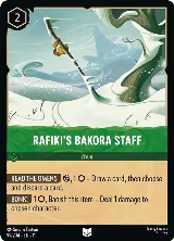 Rafiki's Bakora Staff (99/204) — card price