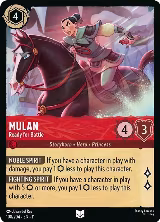 Mulan - Ready for Battle (108/204) — card price