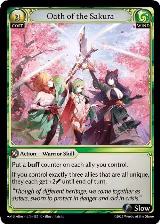 Oath of the Sakura (185), Mortal Ambition Alter Edition — Grand Archive card price