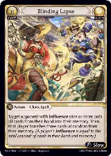 Blinding Lapse (231), Mortal Ambition Alter Edition — Grand Archive card price