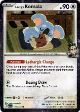 Larry's Komala - 175/217 (Cosmo Holo) (175/217), Miscellaneous Cards & Products — Pokémon card price