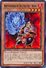 Brotherhood of the Fire Fist - Rhino (LTGY-EN028) — card price