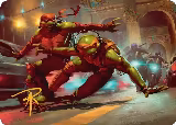 Raph & Mikey, Troublemakers Art Card (Gold-Stamped Signature) (17) — card price