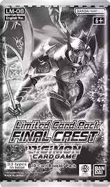 Limited Card Pack -Final Crest- (Sealed Promotional Pack), Limited Card Pack -Final Crest- — Digimon card price