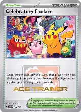 Celebratory Fanfare (Ace Trainer) (028) — card price