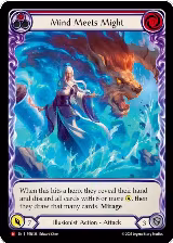 Mind Meets Might (Red) (Extended Art) (PEN128) — card price