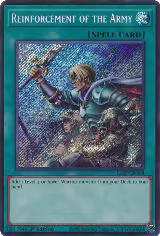 Reinforcement of the Army (Secret Rare) (L26D-ENS08) — card price