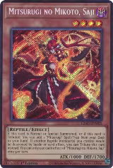 Mitsurugi no Mikoto, Saji (Secret Rare) (L26D-ENM05) — card price