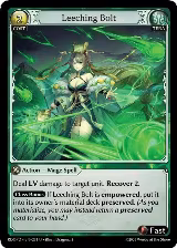 Leeching Bolt (231), Radiant Origins: Pantheon — Grand Archive card price