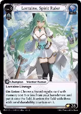 Lorraine, Spirit Ruler (Extended Art) (009), Radiant Origins: Pantheon — Grand Archive card price