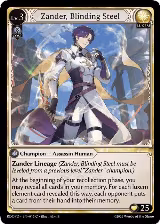 Zander, Blinding Steel (015) — card price