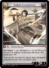 Ardent Cloudstriker (042) — card price