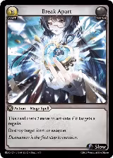 Break Apart (048B) (048B), Radiant Origins: Pantheon — Grand Archive card price