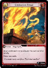 Cremation Ritual (129), Radiant Origins: Pantheon — Grand Archive card price