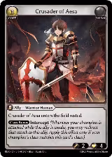 Crusader of Aesa (052), Radiant Origins: Pantheon — Grand Archive card price