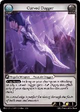 Curved Dagger (019) — card price