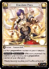 Elucidate Plans (218), Radiant Origins: Pantheon — Grand Archive card price