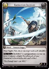 Extraction Incision (062), Radiant Origins: Pantheon — Grand Archive card price