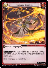Focused Flames (133), Radiant Origins: Pantheon — Grand Archive card price