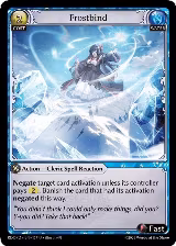 Frostbind (157), Radiant Origins: Pantheon — Grand Archive card price