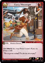 Hasty Messenger (134B) (134B), Radiant Origins: Pantheon — Grand Archive card price