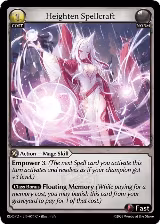 Heighten Spellcraft (074), Radiant Origins: Pantheon — Grand Archive card price