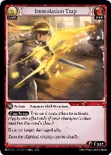 Immolation Trap (135), Radiant Origins: Pantheon — Grand Archive card price