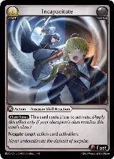 Incapacitate (078), Radiant Origins: Pantheon — Grand Archive card price