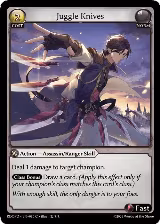 Juggle Knives (080), Radiant Origins: Pantheon — Grand Archive card price