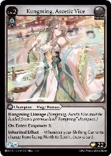 Kongming, Ascetic Vice (011) — card price