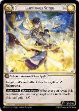Luminous Surge (223), Radiant Origins: Pantheon — Grand Archive card price