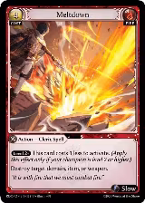 Meltdown (138), Radiant Origins: Pantheon — Grand Archive card price