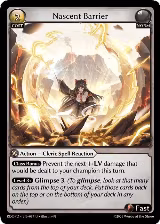 Nascent Barrier (087), Radiant Origins: Pantheon — Grand Archive card price