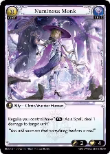 Numinous Monk (204), Radiant Origins: Pantheon — Grand Archive card price