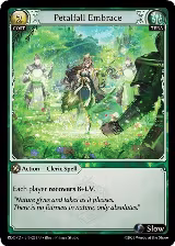 Petalfall Embrace (233), Radiant Origins: Pantheon — Grand Archive card price