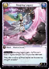 Reaping Legacy (205), Radiant Origins: Pantheon — Grand Archive card price