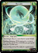 Reclaim (173), Radiant Origins: Pantheon — Grand Archive card price
