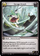 Savage Attack (102), Radiant Origins: Pantheon — Grand Archive card price