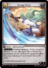 Savage Slash (103), Radiant Origins: Pantheon — Grand Archive card price