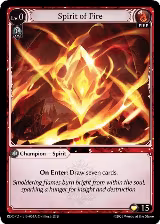 Spirit of Fire (001A) (001A) — card price