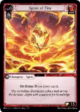 Spirit of Fire (001B) (001B) — card price