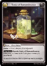 Tonic of Remembrance (119), Radiant Origins: Pantheon — Grand Archive card price