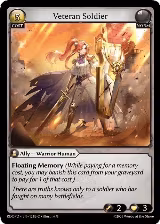 Veteran Soldier (121B) (121B), Radiant Origins: Pantheon — Grand Archive card price