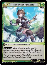 Windrider Vanguard (181), Radiant Origins: Pantheon — Grand Archive card price