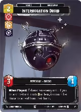 Interrogation Droid (Foil) (27) — card price
