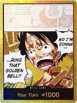 DON!! Card (Luffy) (Gold), Adventure on Kami's Island — One Piece card price