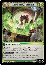 Apothecary's Harvest (254), Radiant Origins — Grand Archive card price