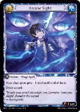 Arcane Sight (300), Radiant Origins — Grand Archive card price