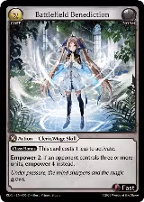 Battlefield Benediction (055), Radiant Origins — Grand Archive card price